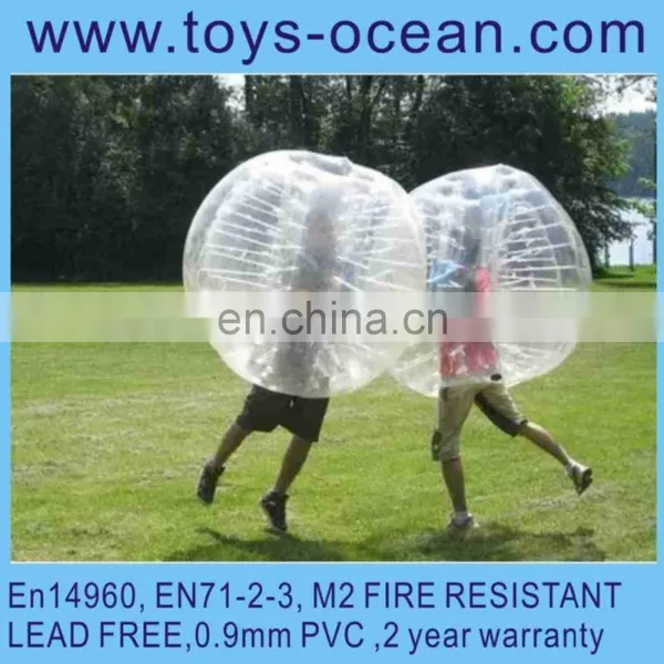 Funny and durable bubble ball soccer, human bubble ball for football