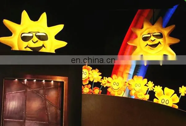 Giant Sun Shiny Holiday Decoration Inflatable Hanging Sun With Glasses photo-2