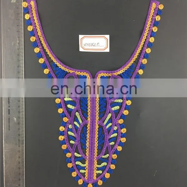 2017 New Dedign Fashion Embroidery Colorful Collar photo-3