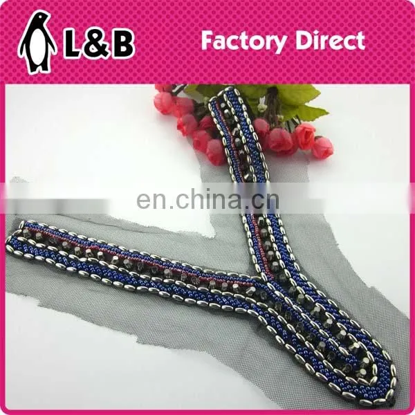 New Model Fashion Women Beaded Collar Applique photo-3
