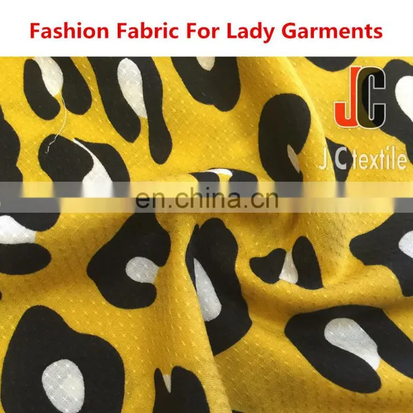 AD2091 JC Rayon Jacquard Leopard Grain Wholesale 100% Rayon Custom Printed Fabric photo-4