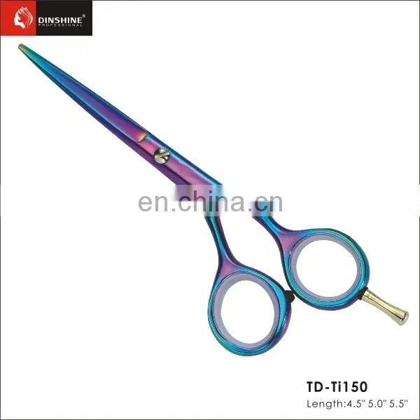 Hair Scissors Beautiful Purple Titanium /hairdresser Products photo-2