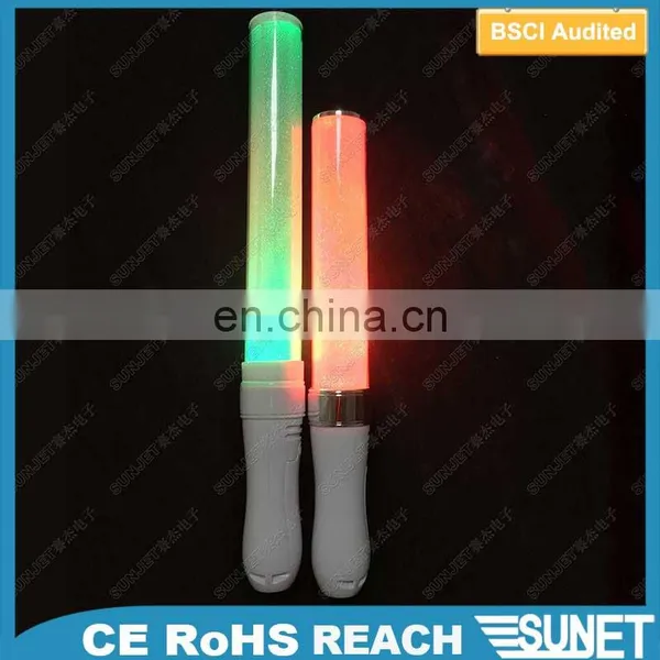 2017 SUNJET Party Supply Luminous Light up Pom Poms Cheering Led Stick photo-2