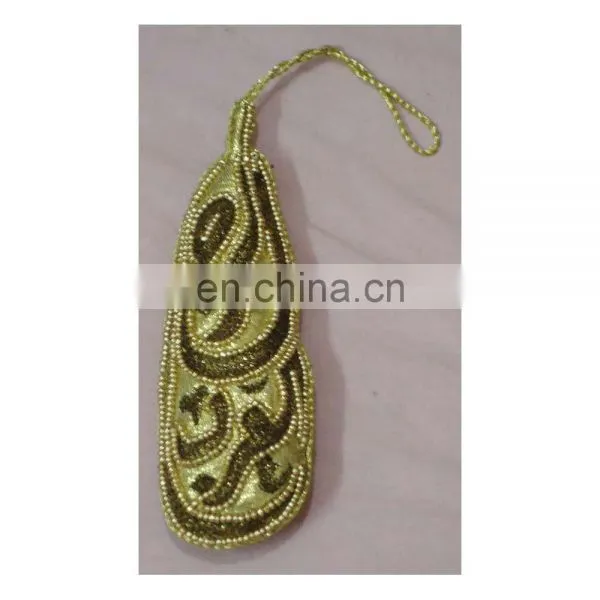 Zari Embroidery Christmas Ornaments