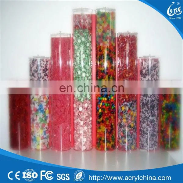 Wholesale Factory Direct Sale Custom Clear Acrylic Candy Tube