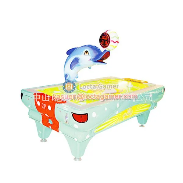 Zhongshan Locta Redemption Equipment, Funny Play, Dolphin Hockey 2P Game Machine, Coin Operated, Throwing Ball photo-2