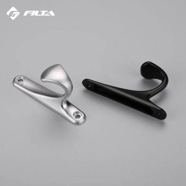 Filta Hardware Eco-Friendly Home Design Storage Small Double Zinc Alloy Coat Hook 6535 photo-4