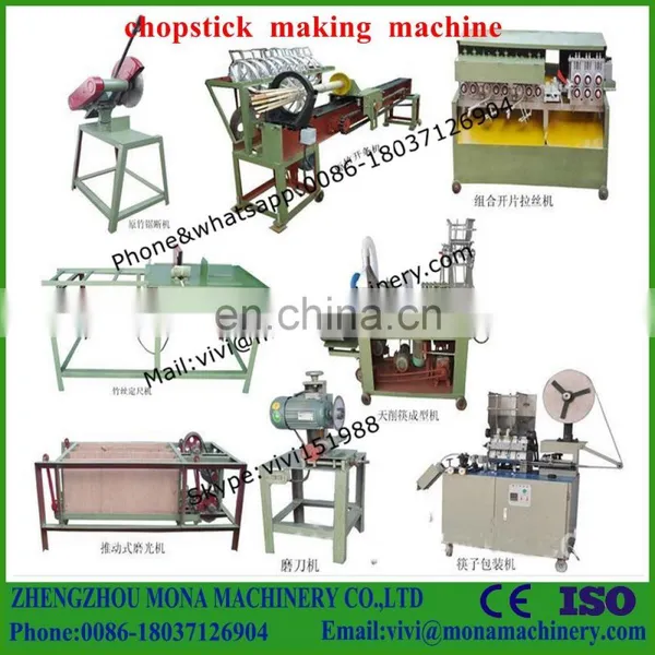 Disposable Wooden / Twin/bamboo / Chopstick Wood Rounding Making Machine photo-2