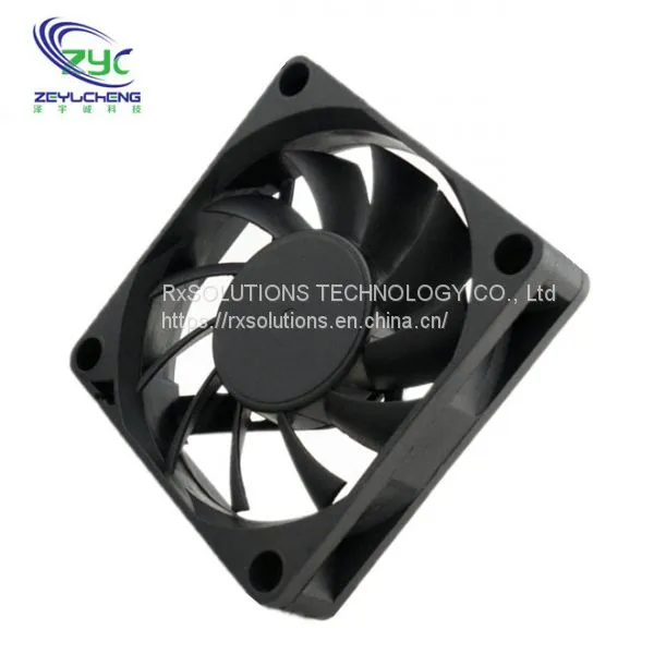 DC Cooling Fan 11 Blade 12V 7015 7CM 3pin Computer Case Fan photo-5