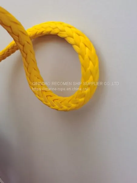 RECOMEN Supply Good Quality UHMWPE Mooring Rope HMPE Marine Ropes 44mm Ship Towing photo-2