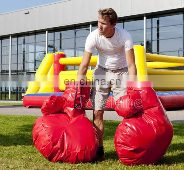 Kids Adult Interactive Games Inflatable Boxing Ring With Gloves photo-4