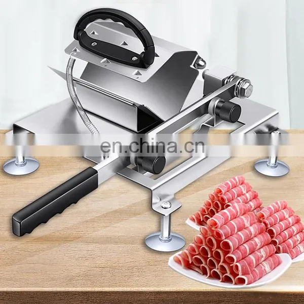Wholesale Mini Manual Fresh Meat Slicer / Household Stainless Steel Meat Cutter / Manual Cutter Machine for Home Use photo-4