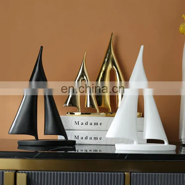 Luxury Modern Ceramic Decorations Creative Crafts Accessories for Hotel Home photo-6