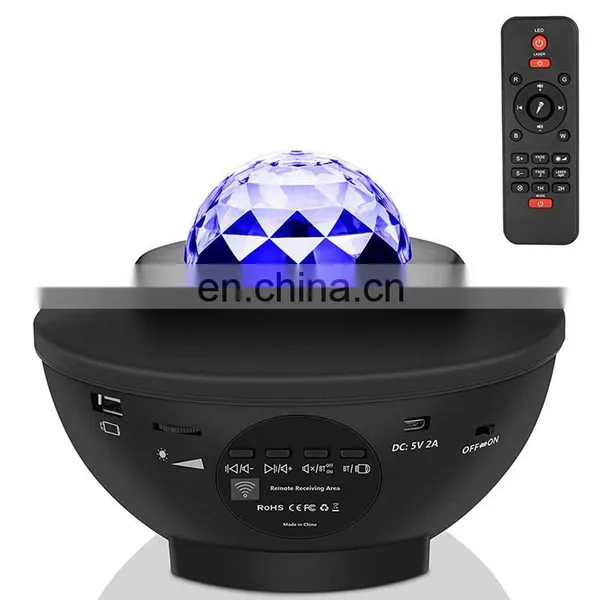 Customed Christmas Atmosphere Decorative Starry Laser Night Light Projector Bluetooth Music Player With Remote Control photo-2