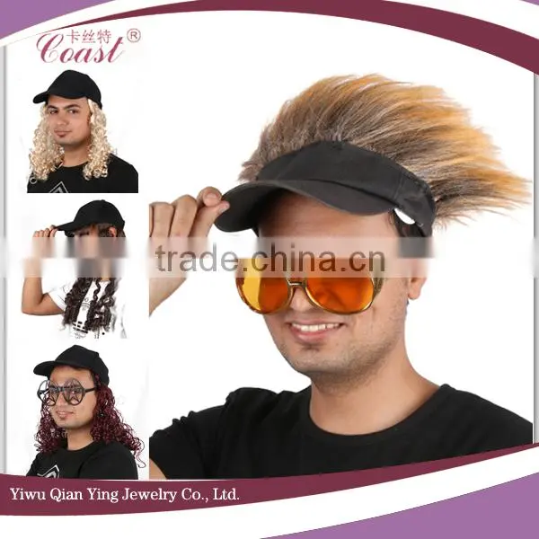 Rasta Dreadlocks Dread Wig Hat Tam Rastafari Costume Jamaica Synthetic Hair Wig photo-2