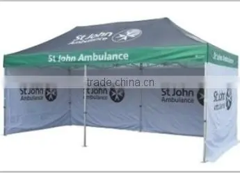 3x3m Folding Tent With Side Panels photo-2
