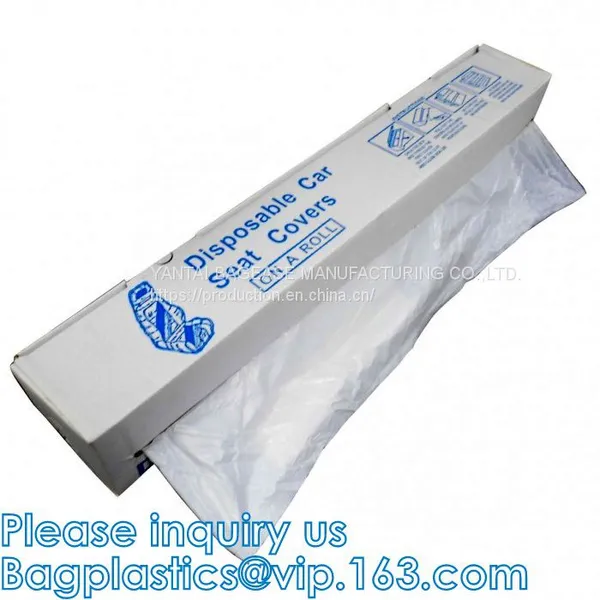 Biodegradable Compost Car Floor Mat Auto Disposable Steering Wheel Seat Cover Interior Accessories Steering Tire Bags