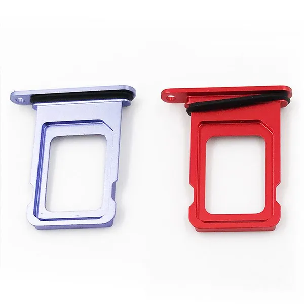 Mobile Phone Sim Cards For IPhone 12 Dual Sim Card Tray Slot Holder Adapter Cell Phone Spare Parts photo-5