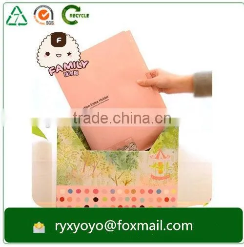 L Shape pp Plastic Hardcover a4 Size 3 Pockets File Folder Supplier's Choice photo-6