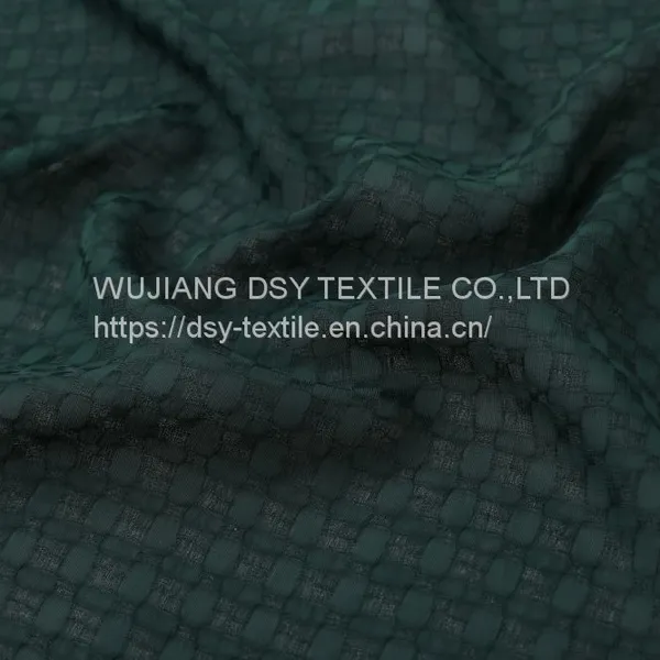 Jacquard Chiffon, Corn Check Chiffon photo-4