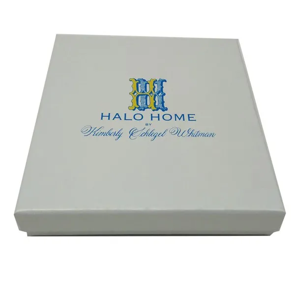 High Quality Wax Paper Surface Logo Print Square Shape Paper Packaging Box
