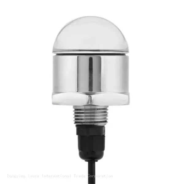 ISURE MARINE Boat Navigation Light，12V Round Blue LED Underwater Light Lamp & Drain Plug 304 Stainless Steel Boat Accessories photo-2