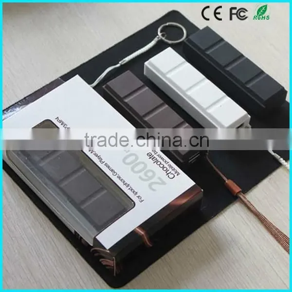 Chocolate Style 2600mAh Power Bank Micro Usb Battery Charger photo-4