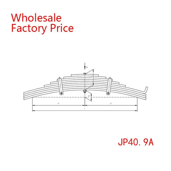 JP40.9A Atlant Leaf Spring Wholesale For TRAILER photo-2