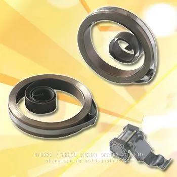 Spring Of Car Safety Belt Flat Torsion Spiral Spring Rewind Power Spring