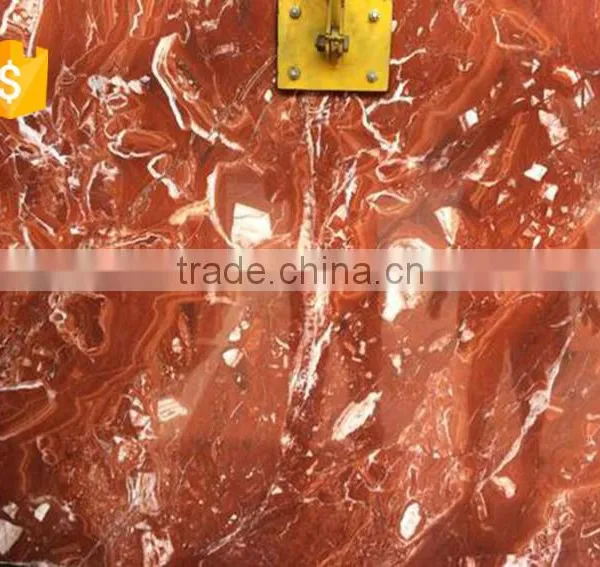 Top Quality Natural Polished French Red Indoor Flooring Marble Slab photo-5