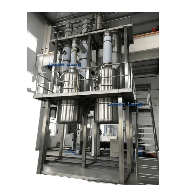 High Effect Full-Automatic Vacuum Evaporator Double Effect Fallling Film Evaporator for Milk
