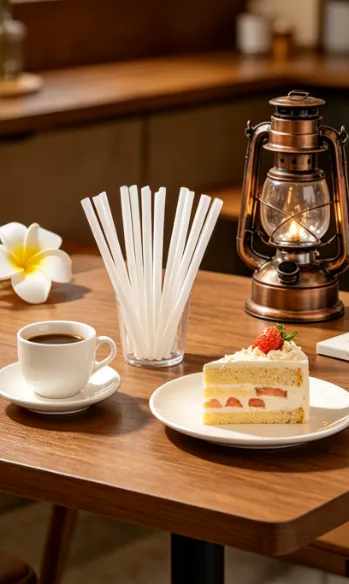 Custom Eco-Friendly Biodegradable Paper Drinking Straws for Bubble Tea
