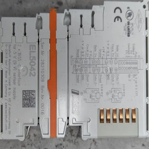 BECKHOFF EL5042 EtherCAT Terminal, 2-Channel Encoder Interface, BiSS-C photo-4