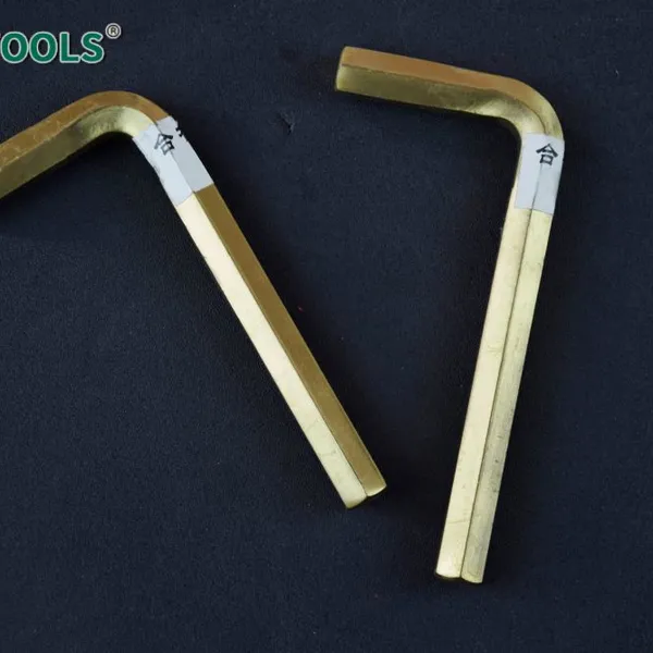 Non-Sparking Hex Key Wrench Set L-Type Beryllium Copper Alloy for Explosive Environments photo-4