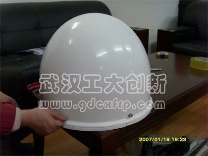 315 Bullet Shape FRP Radome 1-4GHz GNSS Lightning Detection Antenna Cover For Rooftop Mount photo-5