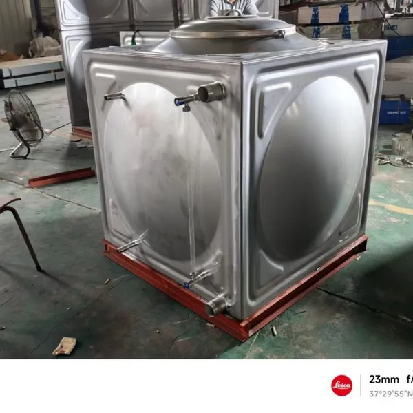 Professional SS304 Stainless Steel Bolted Panel Water Tank for Industrial Water Supply