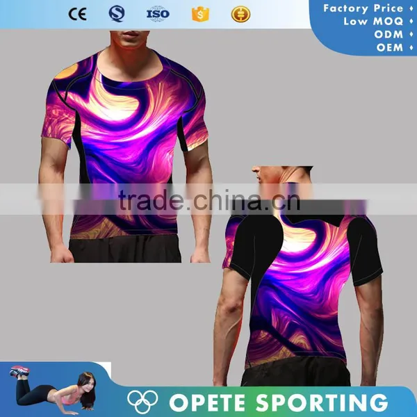 (OEM FACTORY) Polyester Rash Guard, Fitness t Shirt, Custom Soccer Jerseys photo-3