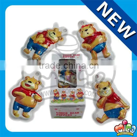 Lovely Chocolate Bear With Popping Candy