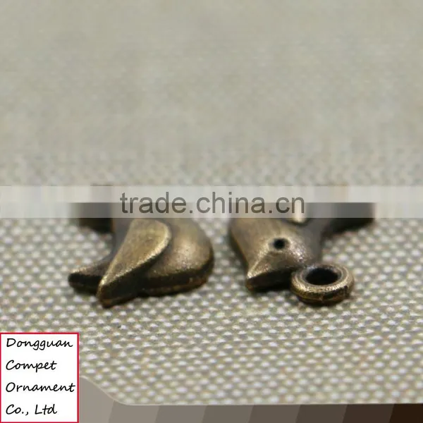 Wholesale Diy Jewelry Ancient Bronze Oriole Zinc Alloy Birds Pendant photo-3