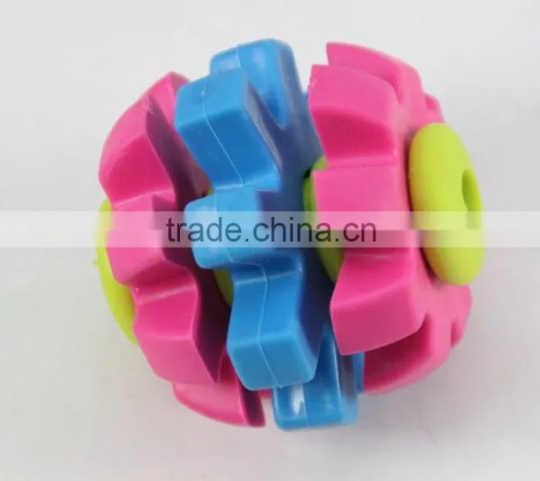 Pet Products Thermoplastic Rubber Three-gear Pet Cat Dog Chews Toy photo-4