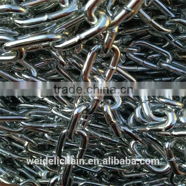 Rigging Factory Direct Sales High Quality Ordinary Mild Galvanized Steel Link Chain photo-3