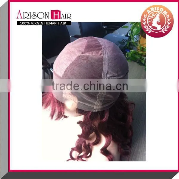 Brazilian Hair Full Lace Virgin Wigs With Bangs photo-5