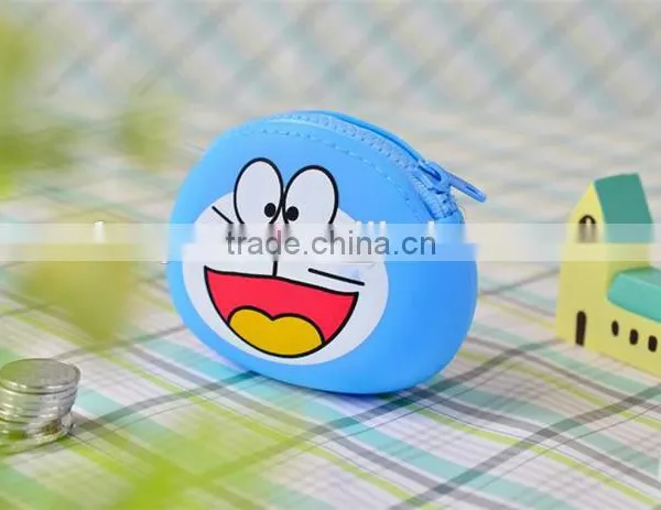 Customized Design Eco-friendly Silicone Mini Wallet With Zipper photo-3