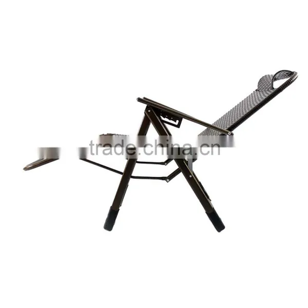 New Style Comfortable Portable Cheap Folding Wholesale Deck Chairs Rattan photo-4