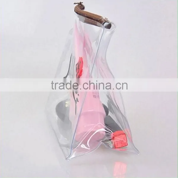 Small Zipper Plastic Transparent Makeup Ziplock PVC Bag for Cosmetic photo-3