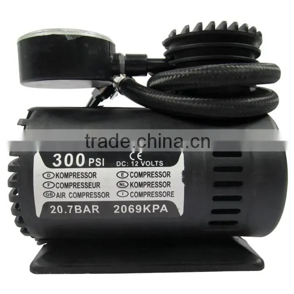 Portable Electric Automatic DC 12V Auto Car Bicycle MotorByck Tire Tyre Air Pump Pressure Compressor Inflatable Inflator 300psi photo-5