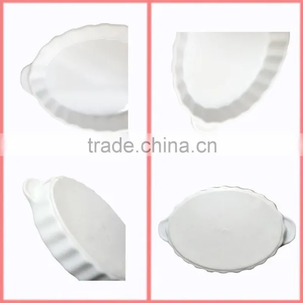 Wholesale Cheap White Stoneware Ceramic Baking Dish photo-2