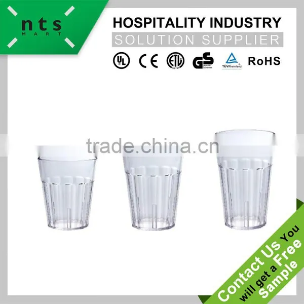 stackable round base tumblers