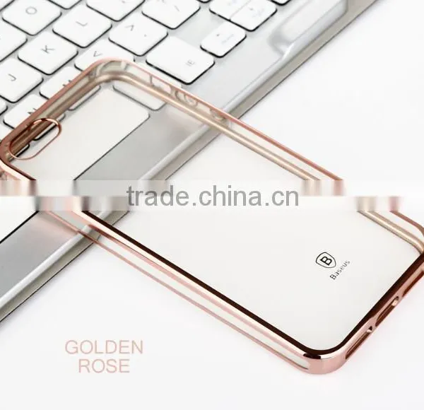 BASEUS Shining Series Soft TPU Case for Iphone se 0.8mm Ultrathin Electroplating Shockproof Shining Case for Iphone 5/5s photo-5