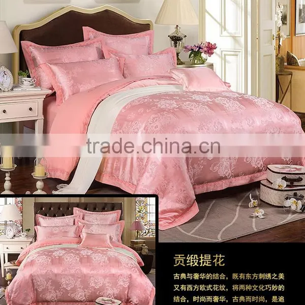 Wedding Suite Optimal Silk Satin Jacquard Bedding Set photo-4